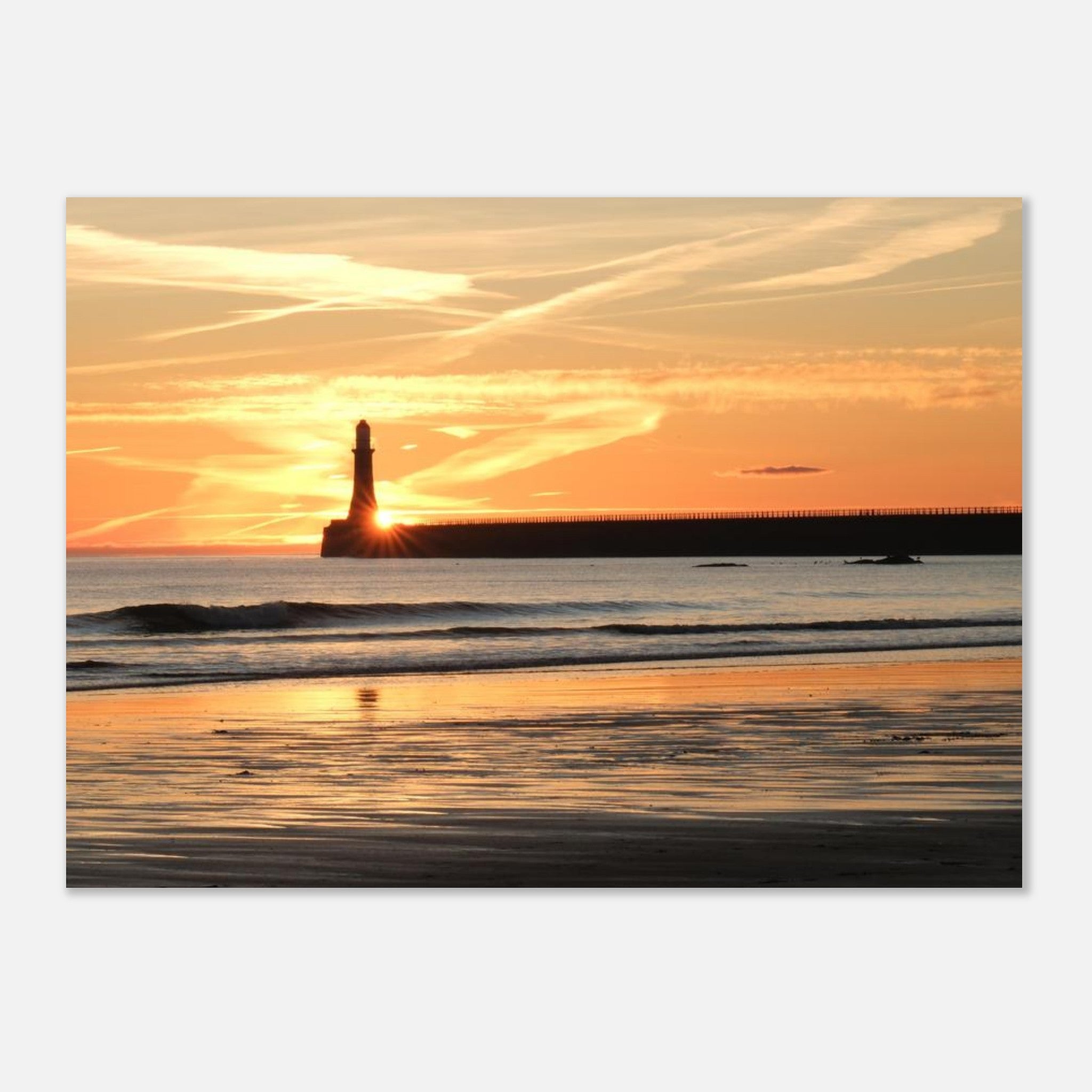 Calm sunrise at Roker - Fine Art Poster
