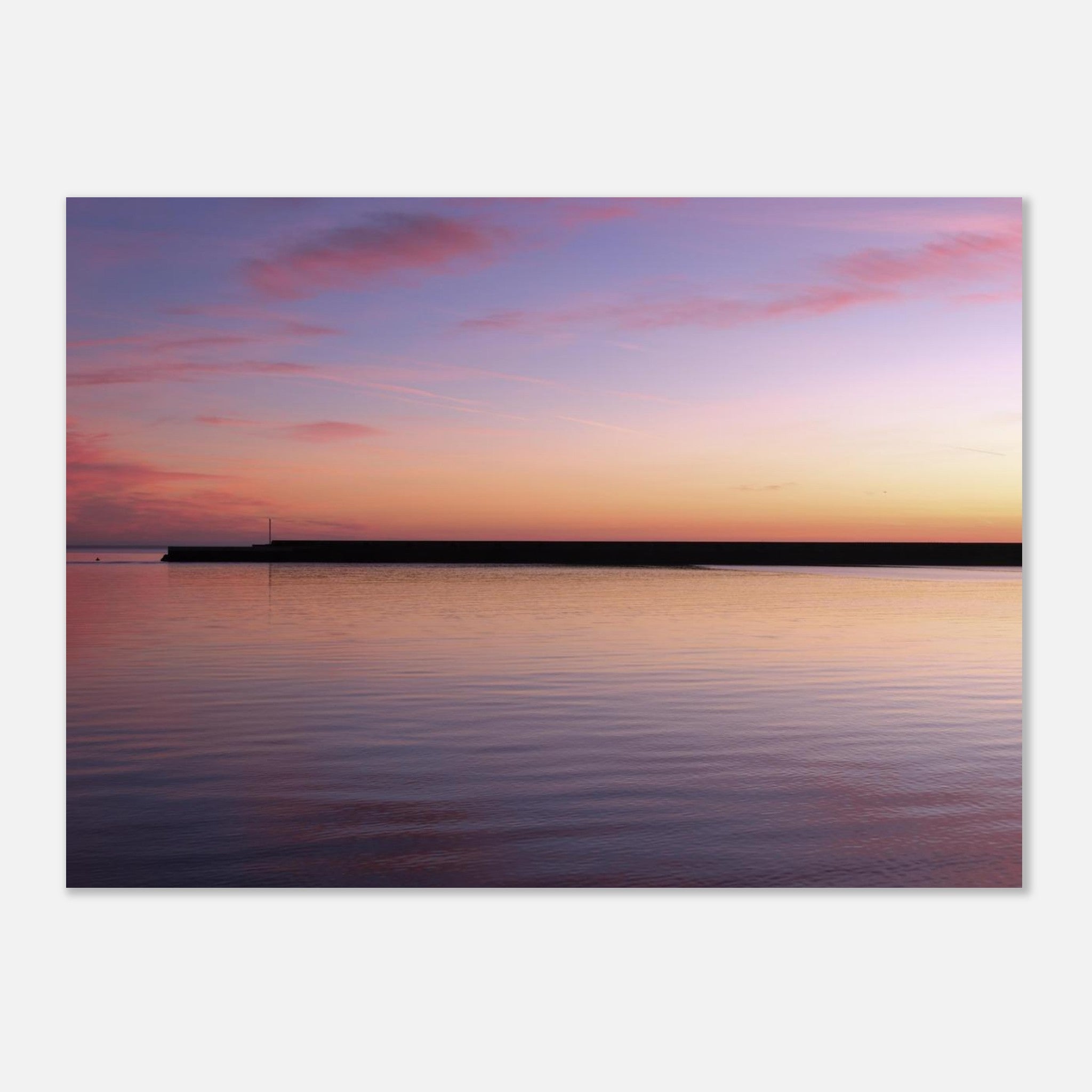 Sunderland South Pier at Sunrise - Fine Art Poster